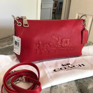 Coach Embossed House & Carriage Charley Crossbody